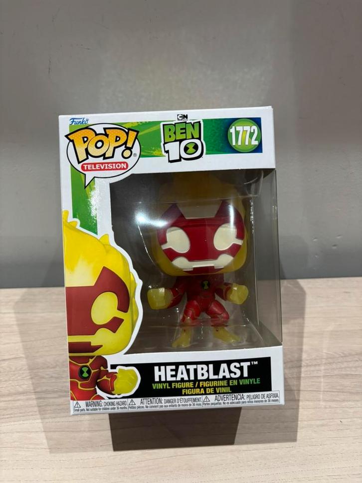 Heatblast #1772 Funko Pop! Television: Ben 10, Verzamelen, Poppetjes en Figuurtjes, Zo goed als nieuw, Ophalen of Verzenden