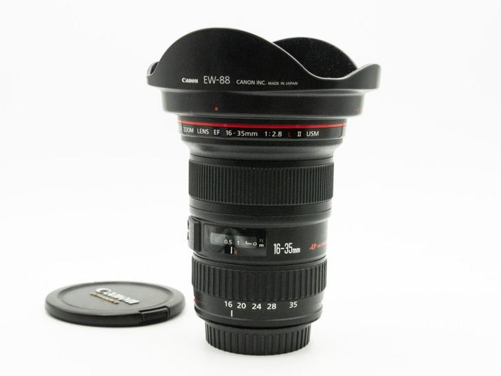 Canon EF 16-35mm F2.8L USM II + Zonnekap, Audio, Tv en Foto, Foto | Lenzen en Objectieven, Gebruikt, Groothoeklens, Zoom, Ophalen of Verzenden