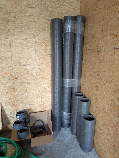Ubbink Aerfoam ventilatiebuizen 160mm, Doe-het-zelf en Bouw, Ventilatie en Afzuiging, Zo goed als nieuw, Ophalen