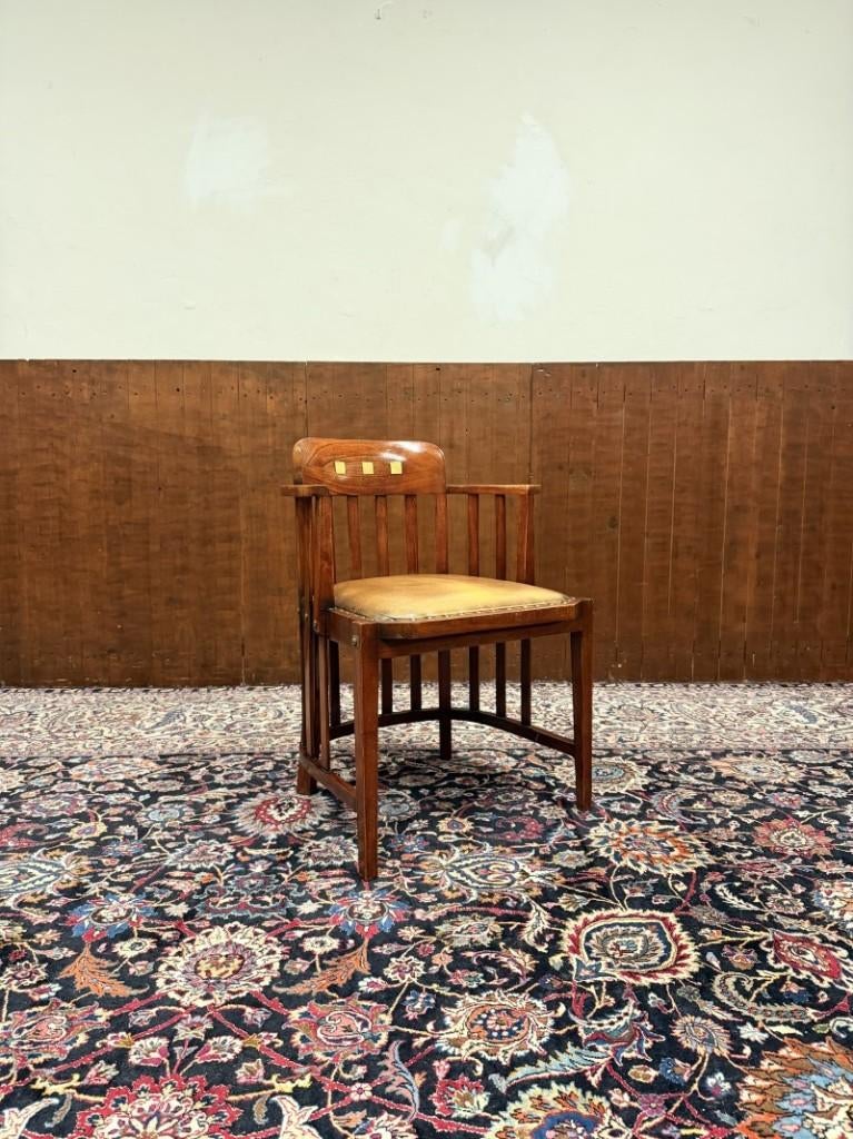 Klassiek Engels Globe Wernicke Stoel Bureaustoel, Antiquités & Art, Antiquités | Bureau & Affaires, Enlèvement ou Envoi