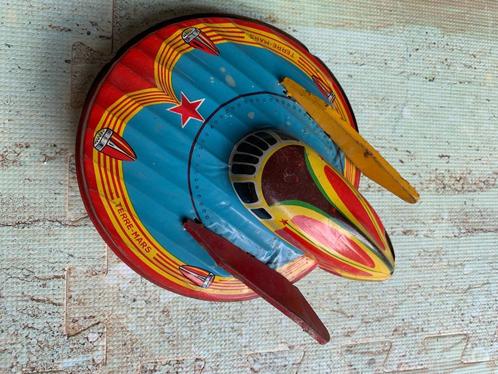 Flying Saucer Spaceship Terre Mars W 902 Paris, Antiek en Kunst, Antiek | Speelgoed, Ophalen of Verzenden