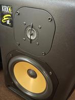 Professionele KRK E8t studio monitors + V12S Subwoofer, Ophalen, Gebruikt, Audio
