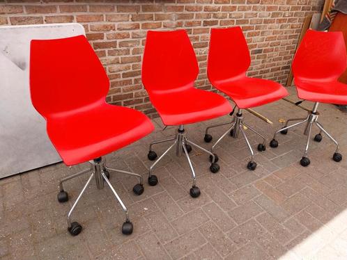 4 Kartell chairs Maui, Huis en Inrichting, Stoelen, Zo goed als nieuw, Vier, Ophalen