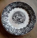 Oud porseleinen bord, Ophalen of Verzenden