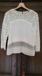 Witte blouse IKKS, 14 jaar, Meisje, Ophalen of Verzenden, Zo goed als nieuw, Overhemd of Blouse