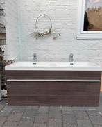 Dubbele lavabo, Huis en Inrichting, Badkamer | Complete badkamers, Ophalen, Zo goed als nieuw