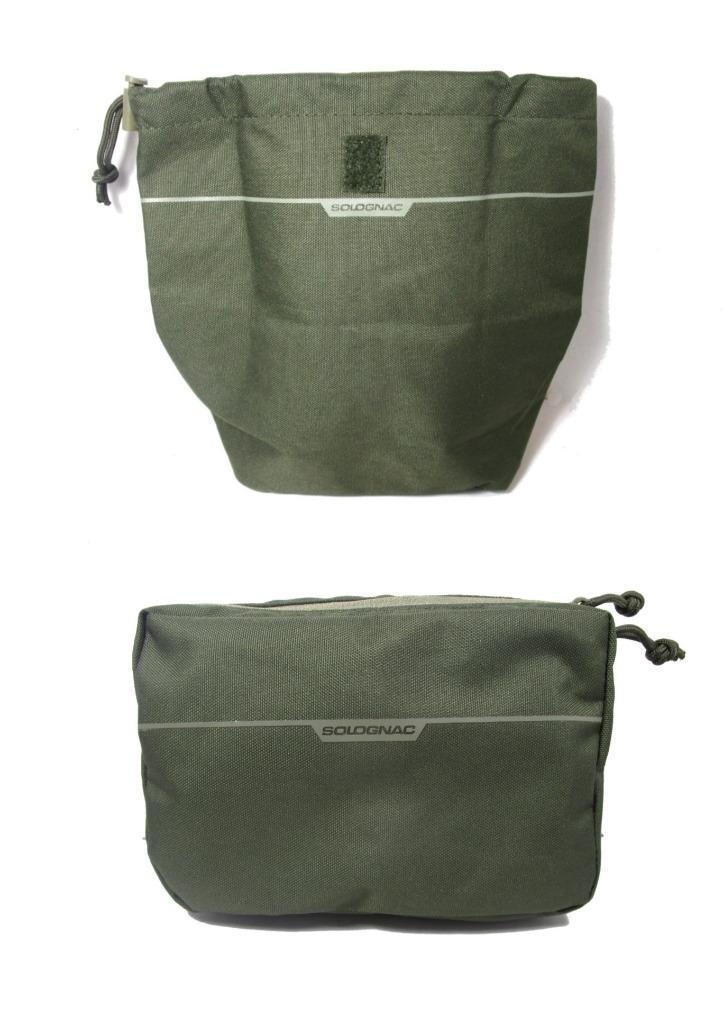 2 groene zakken voor accessoires > Hunting, Airsoft, Sport en Fitness, Schietsport-accessoires, Zo goed als nieuw, Ophalen of Verzenden