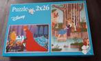 Ravensburger puzzel - 2x26 stuks-Disney - € 2.50-Doornroosje, Verzenden, 10 tot 50 stukjes, Zo goed als nieuw