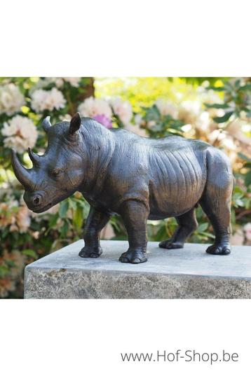 Neushoorn Bronzen beeld (NIEUW!)