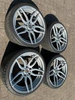 2delige adv1 velgen Porsche  9j en 11j x 21 inch met banden, Auto-onderdelen, Banden en Velgen, Ophalen, Gebruikt, 265 mm, 21 inch