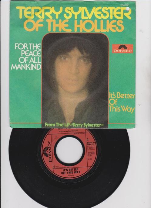 Terry Sylvester (Hollies)– For The Peace Of All Mankind 1974, Cd's en Dvd's, Vinyl Singles, Gebruikt, Single, Pop, 7 inch, Ophalen of Verzenden