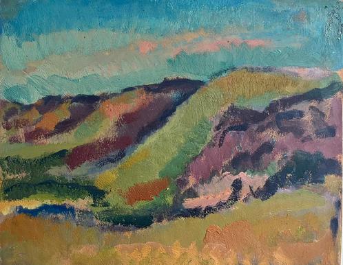 Expressionistisch schilderijtje van Else Lohmann (1897-1984), Antiek en Kunst, Kunst | Schilderijen | Modern, Ophalen of Verzenden
