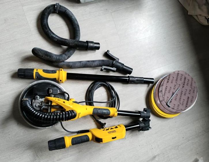 Langnekschuurmachine Stanley fatmax, Doe-het-zelf en Bouw, Gereedschap | Schuurmachines, Gebruikt, Excentrische schuurmachine