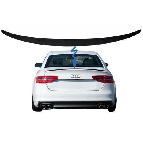 SPOILER LOOK S4 POUR AUDI A4 B8 8K (07-15) - NOIR BRILLANT, Auto diversen, Tuning en Styling, Ophalen of Verzenden