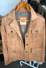 Blouson cuir 40/XL quasi neuf, Vêtements | Femmes, Enlèvement ou Envoi, Comme neuf, Taille 42/44 (L), Beige