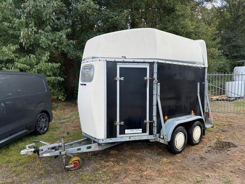 Henra Paardentrailer dubbel 2ton, Auto diversen, Aanhangers en Bagagewagens, Gebruikt, Ophalen