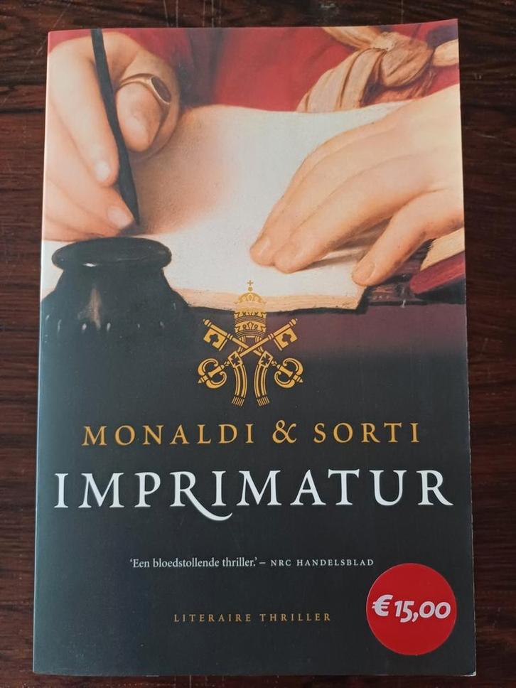 Imprimatuur - Monaldi & Sorti, Boeken, Thrillers, Gelezen, Ophalen of Verzenden
