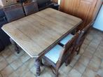 Table de salle à manger ancienne avec 6 chaises, Antiquités & Art, Antiquités | Meubles | Tables, Enlèvement