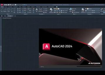 AutoCAD 2024 origineel pakket met licentiecode 1 of 2 pc's, Enlèvement