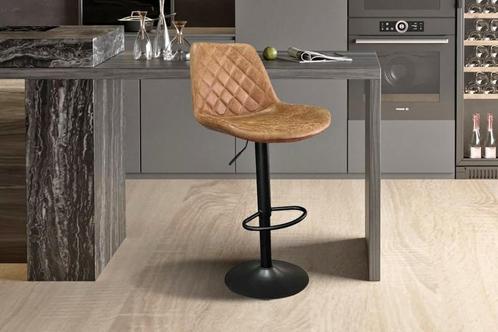 TABOURET DE BAR COGNAC OU BRUN EN DESTOKAGE, Huis en Inrichting, Overige Huis en Inrichting, Ophalen of Verzenden