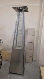 Terrasverwarming met vlam, Ophalen