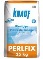 Kleefpleister Knauf Perlfix zak met ongeveer 23 kg inhoud, Ophalen, Gebruikt, Overige materialen, Overige typen