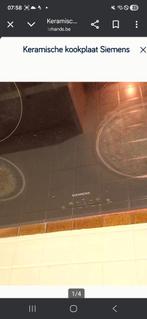 Table de cuisson vitrocéramique Siemens, Enlèvement ou Envoi, 4 zones de cuisson, Utilisé, Encastré