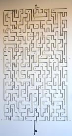 Levensgroot doolhof ca 80 x 200 cm - Maze XXL, Ophalen, Gebruikt