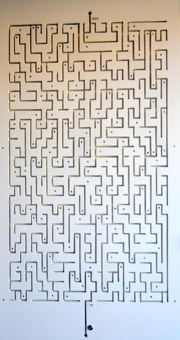 Levensgroot doolhof ca 80 x 200 cm - Maze XXL beschikbaar voor biedingen