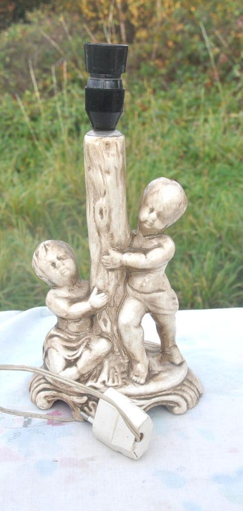 pied de lampe en faïence italienne, Antiek en Kunst, Antiek | Verlichting, Ophalen of Verzenden