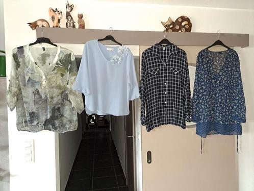 Blouses blauw, XXL, Kleding | Dames, Grote Maten, Zo goed als nieuw, Blauw, Ophalen of Verzenden