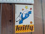 Vintage sticker smurf kriffy verzamel nr 22, Verzamelen, Ophalen of Verzenden, Gebruikt, Klungelsmurf, Overige typen