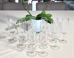 12 x champagneglazen / champagne coupes / flutes / glazen, Ophalen of Verzenden, Zo goed als nieuw, Overige typen