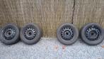 Winterbanden op stalen velg 205/55R16, Auto-onderdelen, Banden en Velgen, Ophalen, Winterbanden