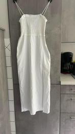 NIEUWE ELEGANTE WITTE LANGE JURK ZARA M, Kleding | Dames, Jurken, Nieuw, Ophalen of Verzenden, Onder de knie, Wit
