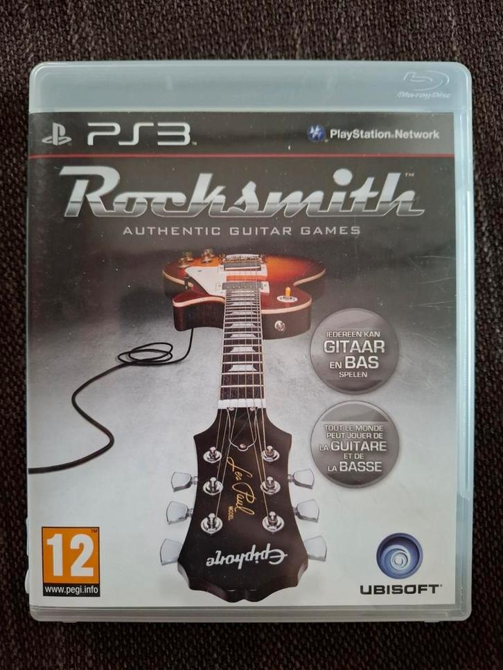 Jeux de guitare PS3 Rocksmith Authentic (complets), Consoles de jeu & Jeux vidéo, Jeux | Sony PlayStation 3, Comme neuf, Enlèvement ou Envoi