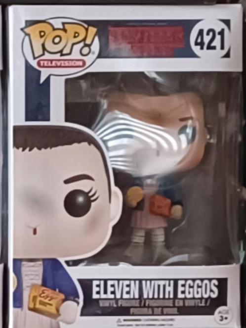 Funko Pop Stranger Things Eleven with Eggos 421, Collections, Statues & Figurines, Neuf, Humain, Enlèvement ou Envoi