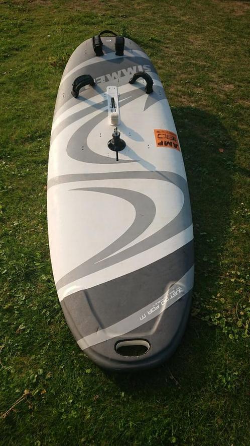 Simmer style AMP 180L windsurf board, Watersport en Boten, Windsurfen, Gebruikt, Plank, 250 tot 300 cm, Met vin(nen), Ophalen