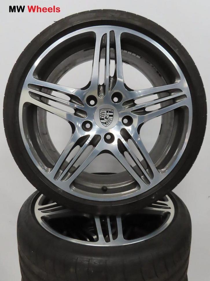 Originele Porsche 19 inch velgen 911 997 Turbo zomerbanden, Auto-onderdelen, Banden en Velgen, Banden en Velgen, Zomerbanden, 19 inch