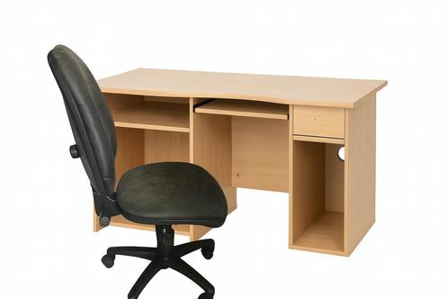✨ Bureau met verstelbare bureaustoel + bureaulamp – €40, Diversen, Schoolbenodigdheden, Gebruikt, Ophalen