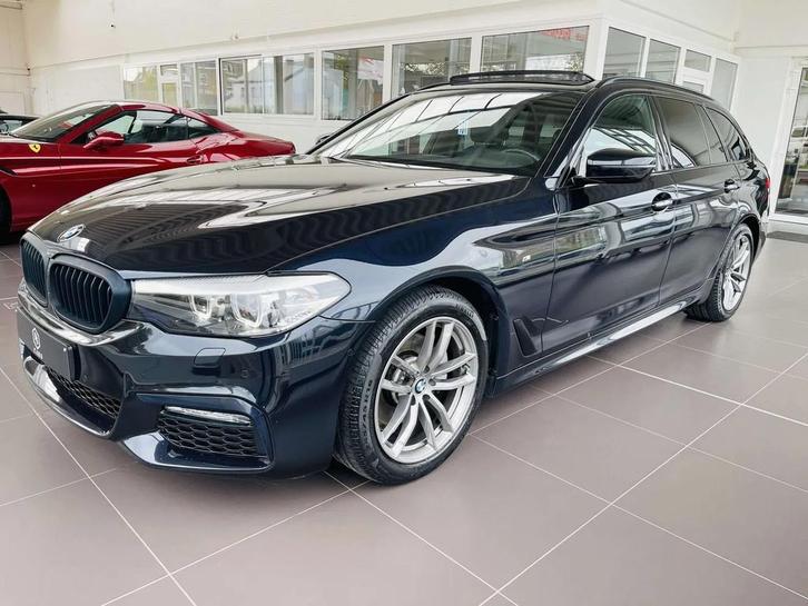 BMW 5 Serie 520 dA * GARANTIE + TOIT PANO + PACK M + LED *, Auto's, BMW, Bedrijf, Te koop, 5 Reeks, ABS, Achteruitrijcamera, Airbags