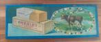Chedlet cheese - reclamebord blik, Verzamelen, Ophalen of Verzenden, Reclamebord