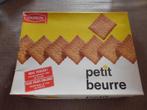 Oude kartonnen Petit Beurre koekjestrommel, Verpakking, Gebruikt, Ophalen of Verzenden