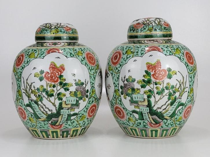 Antieke Chinese gemberpotten, Antiek en Kunst, Kunst | Niet-Westerse kunst, Ophalen of Verzenden