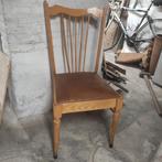 houten keuken stoelen, 6 stuks, Huis en Inrichting, Stoelen, Ophalen, Gebruikt