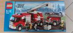Lego City: Brandweer Ladderwagen + reddingsboot (7239), Ophalen of Verzenden, Zo goed als nieuw, Complete set, Lego