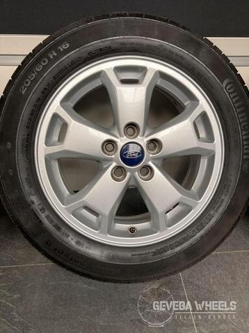 16'' originele Ford Transit Connect velgen + banden 5x108, Auto-onderdelen, Banden en Velgen, 16 inch, Banden en Velgen, Zomerbanden