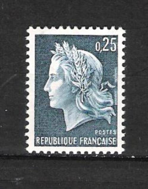 Frankrijk 1967-69 Type Marianne de Cheffer 25c **, Postzegels en Munten, Postzegels | Europa | Frankrijk, Postfris, Verzenden