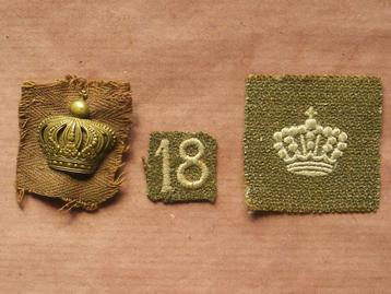 Insignes homogènes de volontaire belge WW2 en Angleterre beschikbaar voor biedingen