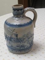 Kruik in aardewerk blauw, Ophalen of Verzenden